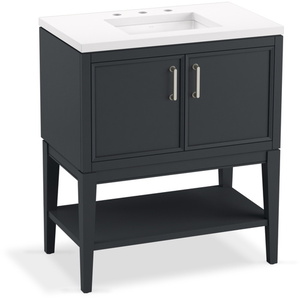 K33578-ASB-1WX Winnow 25" to 30" Bathroom Vanity - Slate Grey