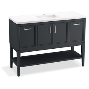 K33580-ASB-1WX Winnow Over 45" Bathroom Vanity - Slate Grey