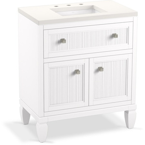 K33536-ASB-0 Hearthaven 25" to 30" Bathroom Vanity - White K33536-ASB-0 Hearthaven 25" to 30" Bathroom Vanity - White