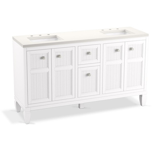 K33539-ASB-0 Hearthaven Over 45" Bathroom Vanity - White K33539-ASB-0 Hearthaven Over 45" Bathroom Vanity - White