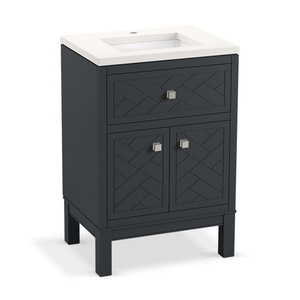 K33530-ASB-1WX Beauxline Up to 24" Bathroom Vanity - Slate Grey