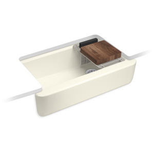 K28874-96 Tempered Apron Front / Specialty Sink Kitchen Sink - Biscuit K28874-96 Tempered Apron Front / Specialty Sink Kitchen Sink - Biscuit