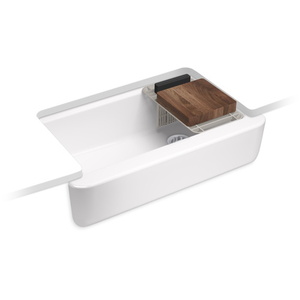 K28874-0 Tempered Apron Front / Specialty Sink Kitchen Sink - White K28874-0 Tempered Apron Front / Specialty Sink Kitchen Sink - White