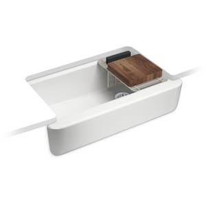 K28874-FF Tempered Apron Front / Specialty Sink Kitchen Sink - Sea Salt K28874-FF Tempered Apron Front / Specialty Sink Kitchen Sink - Sea Salt