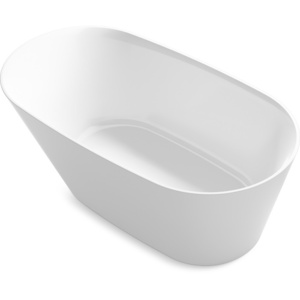 K21388-0 Brazn 66" Soaking Tub - White