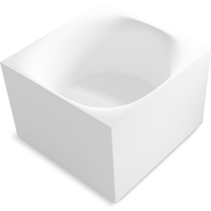 K31404-PF-HW1 Stillness Smart Soak Unique Size Soaking Tub - Honed White