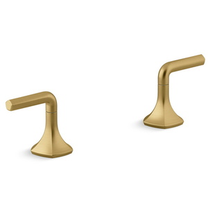 K27010-4-2MB Occasion Faucet Handles Part - Vibrant Brushed Moderne Brass K27010-4-2MB Occasion Faucet Handles Part - Vibrant Brushed Moderne Brass