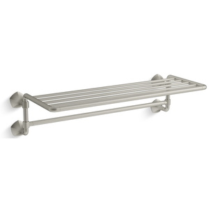 K27085-BN Occasion Vanity Shelf Bathroom Accessory - Vibrant Brushed Nickel K27085-BN Occasion Vanity Shelf Bathroom Accessory - Vibrant Brushed Nickel
