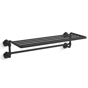 K27085-BL Occasion Vanity Shelf Bathroom Accessory - Matte Black K27085-BL Occasion Vanity Shelf Bathroom Accessory - Matte Black