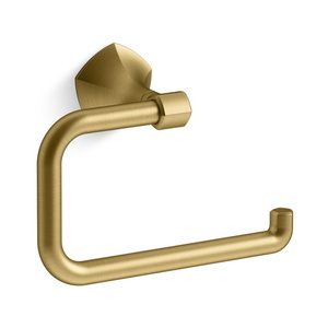 K27063-2MB Occasion Towel Ring Bathroom Accessory - Vibrant Brushed Moderne Brass K27063-2MB Occasion Towel Ring Bathroom Accessory - Vibrant Brushed Moderne Brass