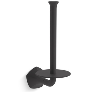 K27064-BL Occasion Paper Holder Bathroom Accessory - Matte Black K27064-BL Occasion Paper Holder Bathroom Accessory - Matte Black