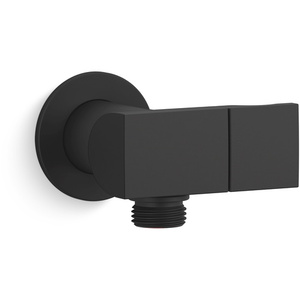 K98354-BL Exhale Wall Supply Elbow Shower Accessory - Matte Black