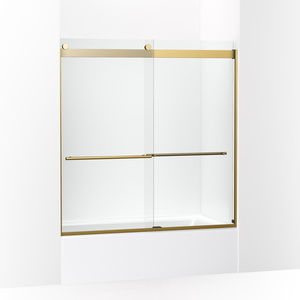 K702420-L-2MB Levity Plus Shower Door - Sliding Shower Door - Vibrant Brushed Moderne Brass K702420-L-2MB Levity Plus Shower Door - Sliding Shower Door - Vibrant Brushed Moderne Brass