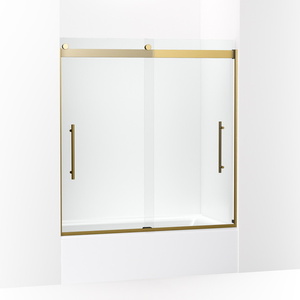K702425-L-2MB Levity Plus Shower Door - Sliding Shower Door - Vibrant Brushed Moderne Brass K702425-L-2MB Levity Plus Shower Door - Sliding Shower Door - Vibrant Brushed Moderne Brass