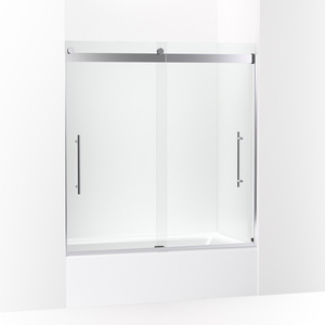 K702425-L-SHP Levity Plus Shower Door - Sliding Shower Door - Bright Polished Silver K702425-L-SHP Levity Plus Shower Door - Sliding Shower Door - Bright Polished Silver
