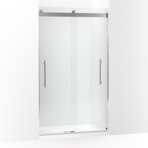 K702427-L-SHP Levity Plus Shower Door - Sliding Shower Door - Bright Polished Silver K702427-L-SHP Levity Plus Shower Door - Sliding Shower Door - Bright Polished Silver