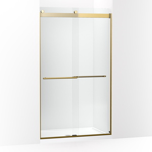 K702428-L-2MB Levity Plus Shower Door - Sliding Shower Door - Vibrant Brushed Moderne Brass K702428-L-2MB Levity Plus Shower Door - Sliding Shower Door - Vibrant Brushed Moderne Brass