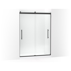 K702429-L-BL Levity Plus Shower Door - Sliding Shower Door - Matte Black K702429-L-BL Levity Plus Shower Door - Sliding Shower Door - Matte Black