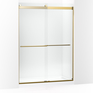 K702430-L-2MB Levity Plus Shower Door - Sliding Shower Door - Vibrant Brushed Moderne Brass K702430-L-2MB Levity Plus Shower Door - Sliding Shower Door - Vibrant Brushed Moderne Brass