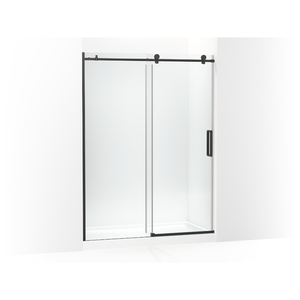 K701696-L-BL Composed Shower Door - Sliding Shower Door - Matte Black