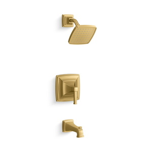 KTS27403-4-2MB Riff Tub & Shower Faucet Trim Trim Kit - Vibrant Brushed Moderne Brass