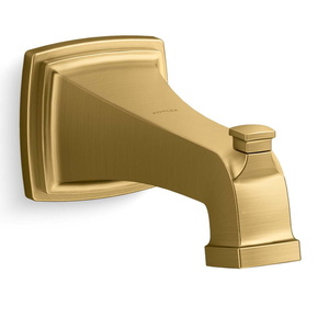 K27406-2MB Riff Tub Spout Shower Accessory - Vibrant Brushed Moderne Brass