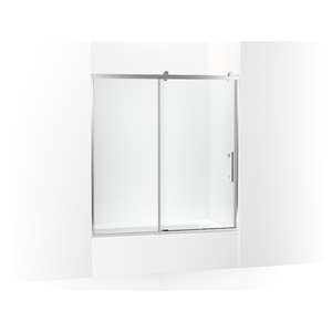 K702253-10L-SHP Rely Tub & Shower - Sliding Shower Door - Bright Polished Silver