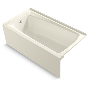 K26071-LA-96 Irvine 60'' x 32'' Soaking Tub - Biscuit