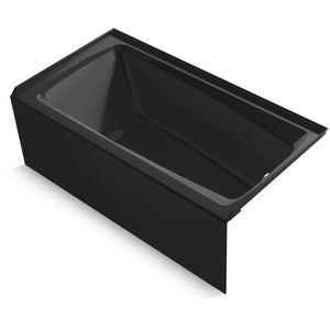 K26071-RA-7 Irvine 60'' x 32'' Soaking Tub - Black Black