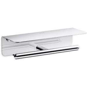 K29224-CP Kumin Paper Holder Bathroom Accessory - Polished Chrome K29224-CP Kumin Paper Holder Bathroom Accessory - Polished Chrome