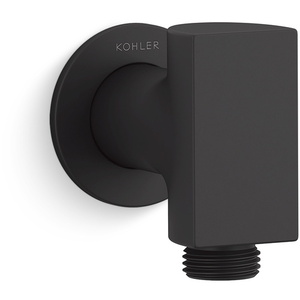 K98352-BL Exhale Wall Supply Elbow Shower Accessory - Matte Black