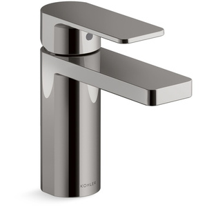 K23472-4-TT Parallel Single Hole Bathroom Faucet - Vibrant Titanium