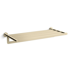 K73157-AF Composed Vanity Shelf Bathroom Accessory - Vibrant French Gold K73157-AF Composed Vanity Shelf Bathroom Accessory - Vibrant French Gold