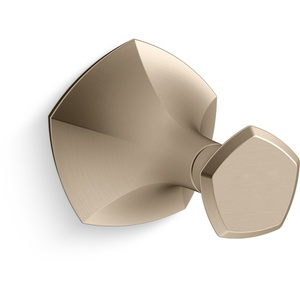 K27069-BV Occasion Robe Hook Bathroom Accessory - Vibrant Brushed Bronze K27069-BV Occasion Robe Hook Bathroom Accessory - Vibrant Brushed Bronze