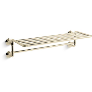 K27085-AF Occasion Vanity Shelf Bathroom Accessory - Vibrant French Gold K27085-AF Occasion Vanity Shelf Bathroom Accessory - Vibrant French Gold