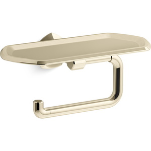K27128-AF Occasion Paper Holder Bathroom Accessory - Vibrant French Gold K27128-AF Occasion Paper Holder Bathroom Accessory - Vibrant French Gold