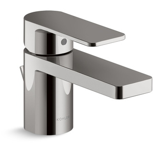 K24804-4K-TT Parallel Single Hole Bathroom Faucet - Vibrant Titanium