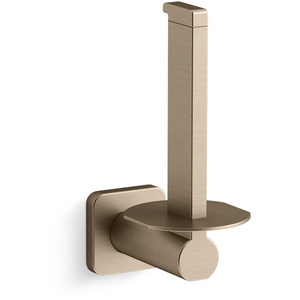 K23527-BV Parallel Paper Holder Bathroom Accessory - Vibrant Brushed Bronze K23527-BV Parallel Paper Holder Bathroom Accessory - Vibrant Brushed Bronze