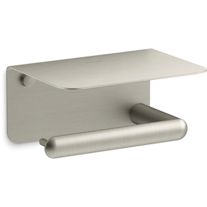 K29221-BN Kumin Paper Holder Bathroom Accessory - Vibrant Brushed Nickel K29221-BN Kumin Paper Holder Bathroom Accessory - Vibrant Brushed Nickel