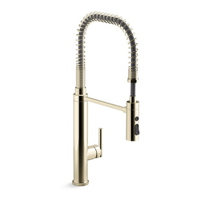 K24982-AF Purist Pull-Out Spray Kitchen Faucet - Vibrant French Gold