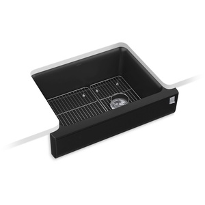 K25785-CM1 Cairn Apron Front / Specialty Sink Kitchen Sink - Matte Black K25785-CM1 Cairn Apron Front / Specialty Sink Kitchen Sink - Matte Black