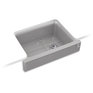 K25785-CM4 Cairn Apron Front / Specialty Sink Kitchen Sink - Matte Grey K25785-CM4 Cairn Apron Front / Specialty Sink Kitchen Sink - Matte Grey