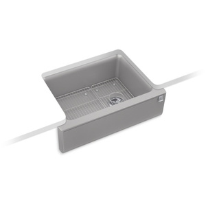 K25787-CM4 Cairn Apron Front / Specialty Sink Kitchen Sink - Matte Grey K25787-CM4 Cairn Apron Front / Specialty Sink Kitchen Sink - Matte Grey