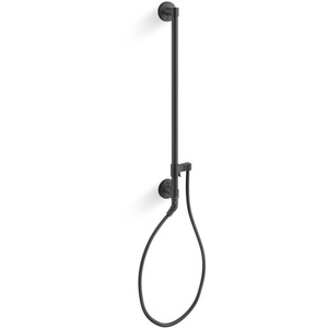 K45903-BL HydroRail Slide Bar Shower Accessory - Matte Black