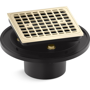 K22673-AF Clearflo Shower Drain Drain - Vibrant French Gold