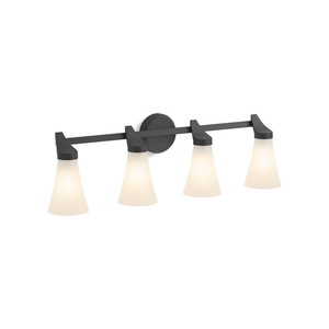 K26849-SC04-BLL Simplice 4 or More Bulb Bathroom Lighting - Matte Black