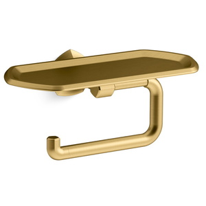 K27128-2MB Occasion Paper Holder Bathroom Accessory - Vibrant Brushed Moderne Brass K27128-2MB Occasion Paper Holder Bathroom Accessory - Vibrant Brushed Moderne Brass