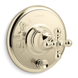 KT72768-3-AF Artifacts Non-Thermostatic Valve Trim Trim Kit - Vibrant French Gold