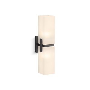 K31493-SC02-BLL Honesty 2 Bulb Bathroom Lighting - Matte Black
