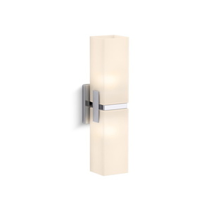 K31493-SC02-CPL Honesty 2 Bulb Bathroom Lighting - Polished Chrome